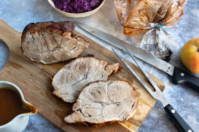Schweinebraten aus Bratschlauch