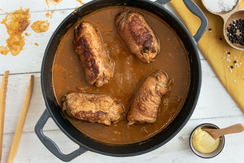 Schweinerouladen mit Bacon