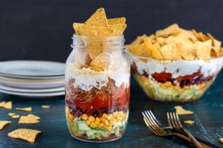 Taccosalat mit Schmand