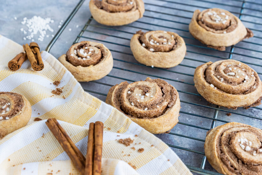 Vegane Zimtschnecken ohne Hefe