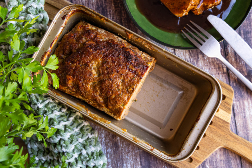 Hackbraten in der Kastenform