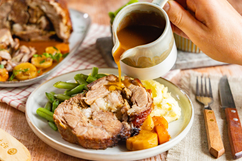 Klassischer Kalbsnierenbraten