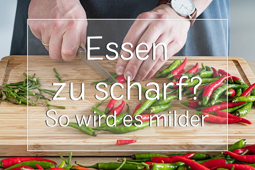 Essen zu scharf - Titel