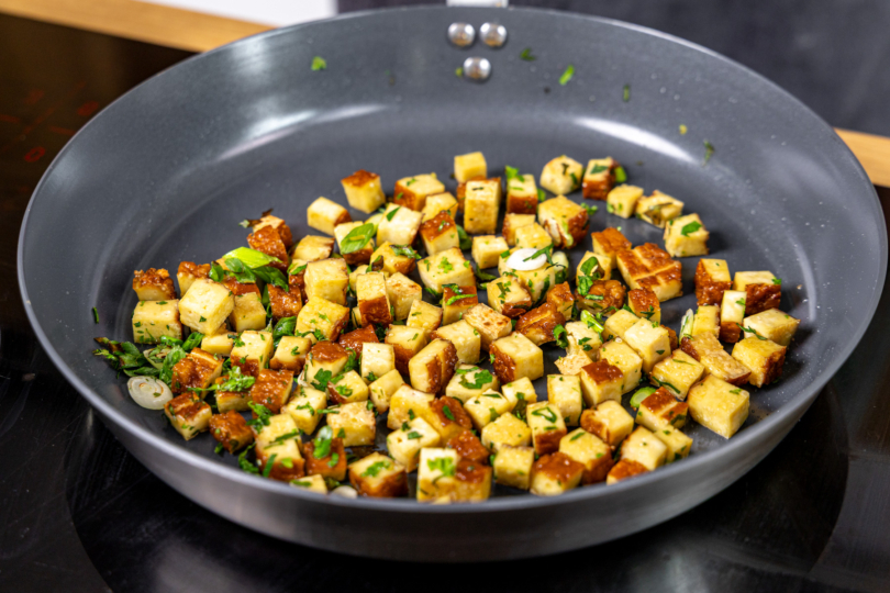 Räuchertofu anbraten