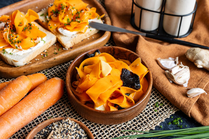 Veganer Lachs: Karottenlachs selber machen