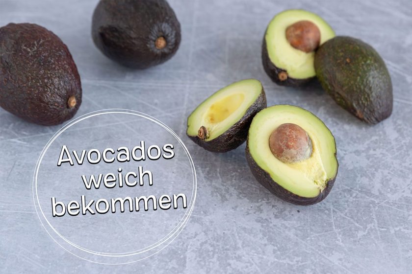 Harte Avocado weich bekommen