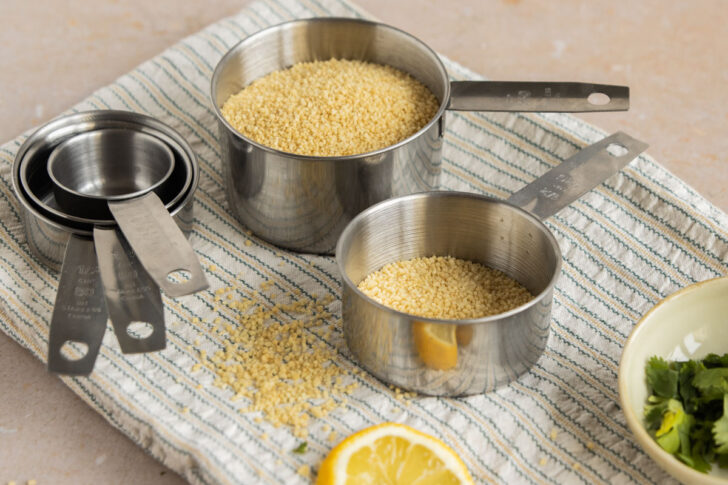 Couscous abmessen