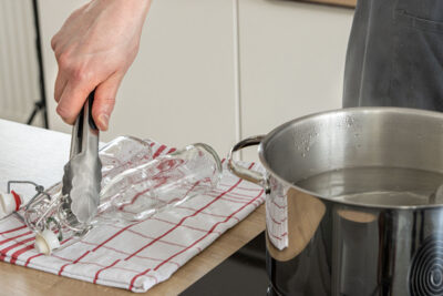 Flaschen auskochen