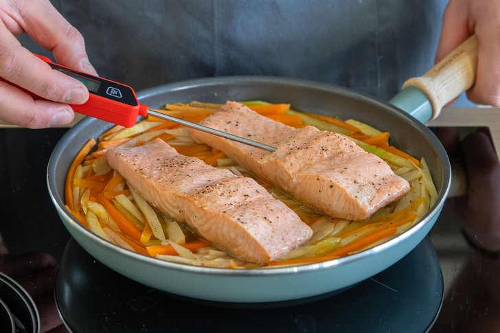 Lachs braten