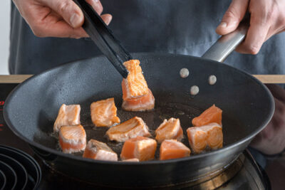 Lachs braten