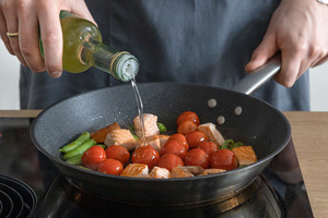 mit Balsamico ablöschen