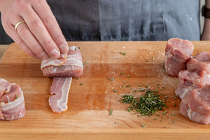 Bacon herumwickeln