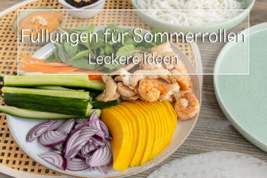 Sommerrollen füllen