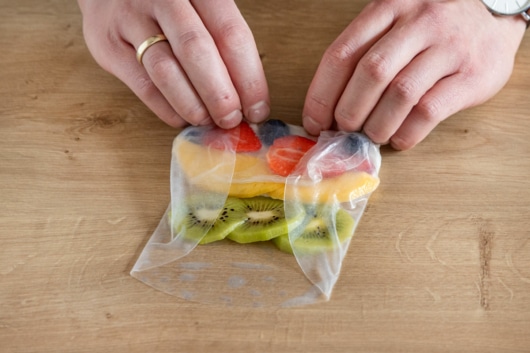Seiten der Sommerrolle einklappen