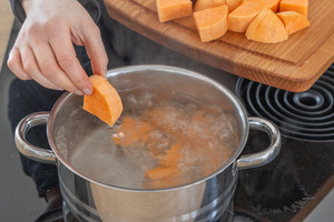 Süßkartoffel kochen