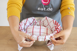 Teig abdecken
