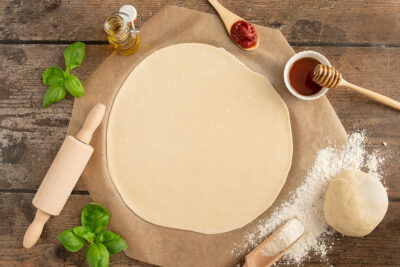 Pizzateig mit Dinkelmehl