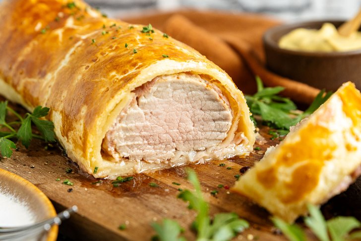 Schweinefilet im Blätterteig