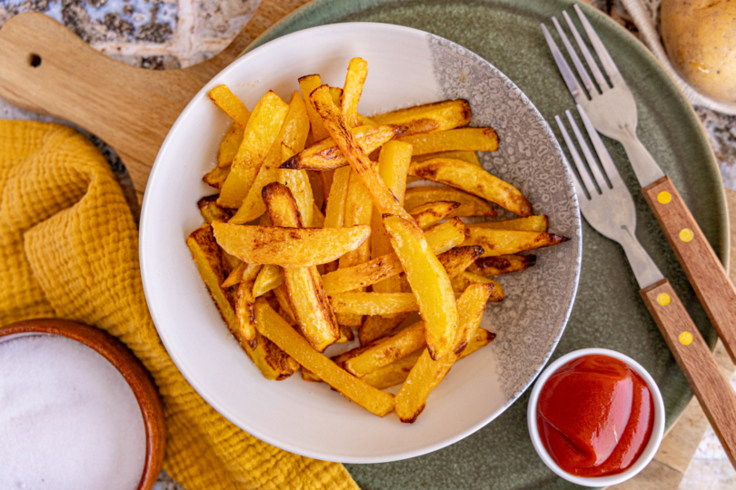 selbstgemachte Pommes aus dem Backofen