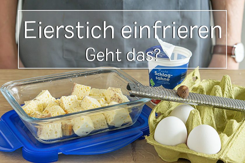 Eierstich einfrieren - Titel