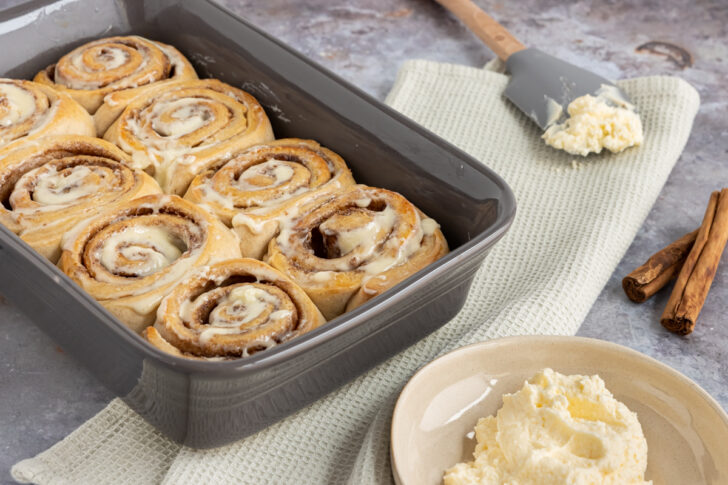 Zimtschnecken aus der Auflaufform