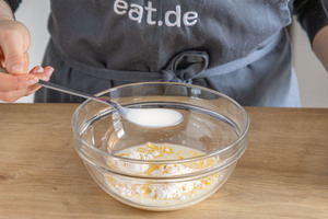 Pudding anrühren