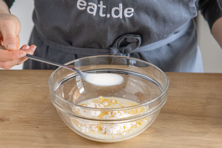 Pudding anrühren