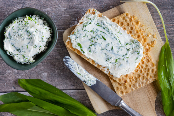 Bärlauchdip mit Frischkäse