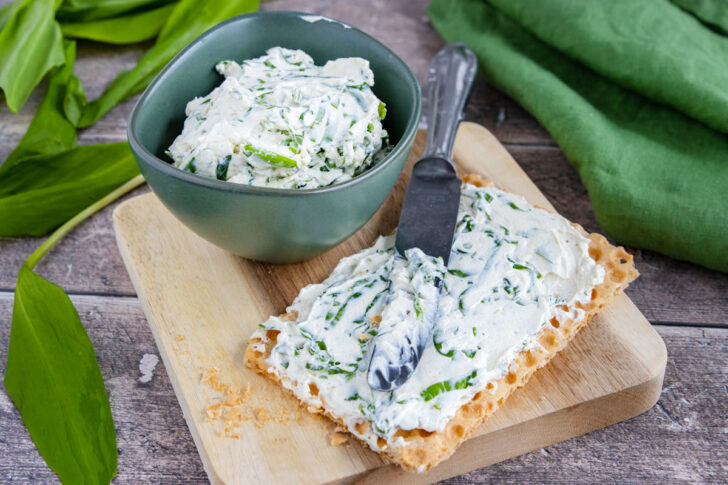 Bärlauchdip mit Frischkäse