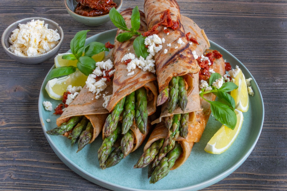 Glutenfreie süße Buchweizenpfannkuchen | Rezept Glutenfreie süße Buchweizenpfannkuchen | Rezept