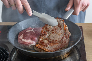 Entrecote anbraten