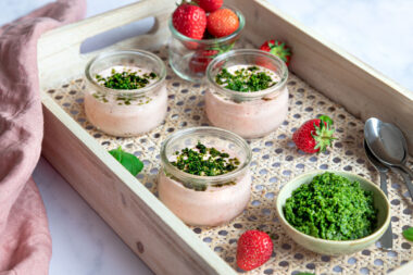 Erdbeermousse