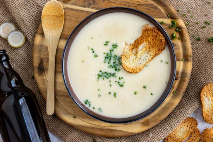 Herzhafte Biersuppe