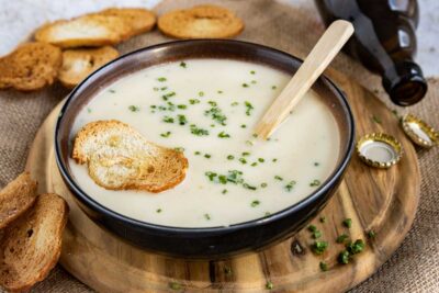 Herzhafte Biersuppe