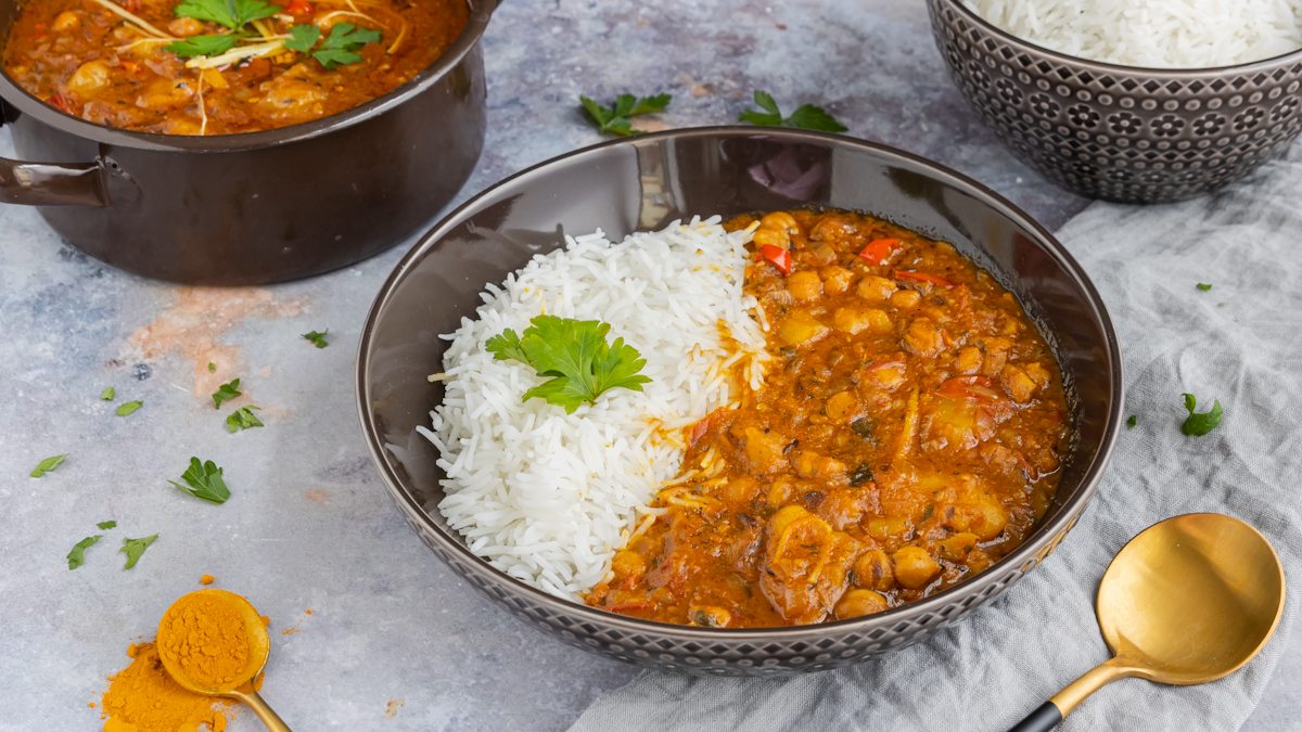 Indisches Kichererbsen-Curry „Chana Masala" | Rezept - eat.de