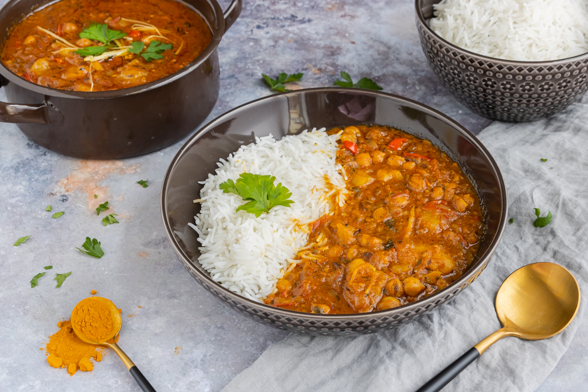 Indisches Kichererbsen-Curry „Chana Masala&amp;quot; | Rezept - eat.de