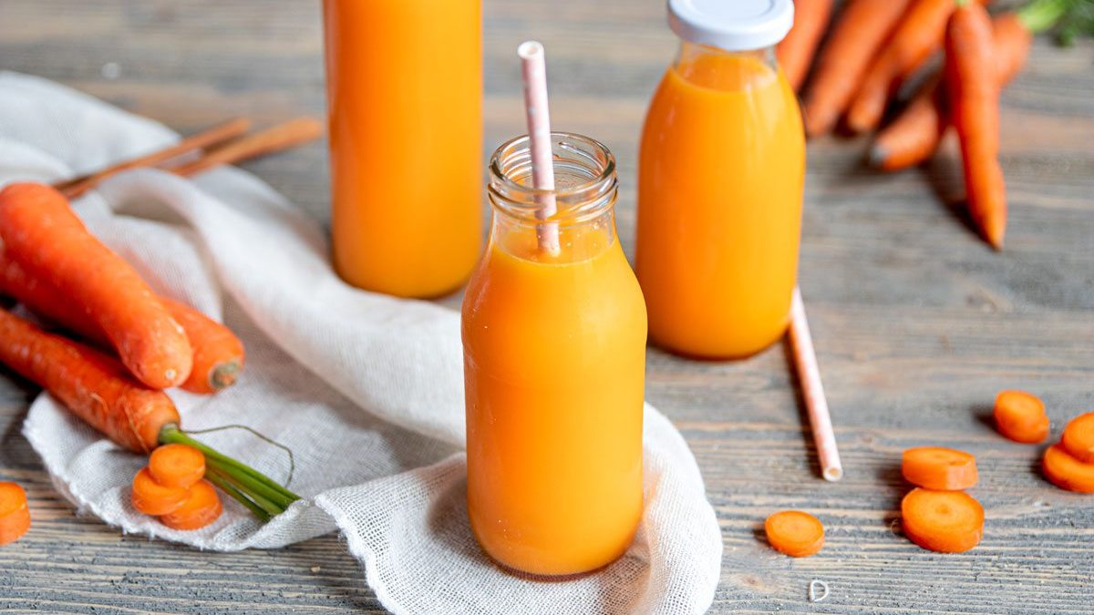 Karottensaft ohne Entsafter selber machen