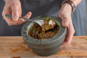 Marinade verrühren
