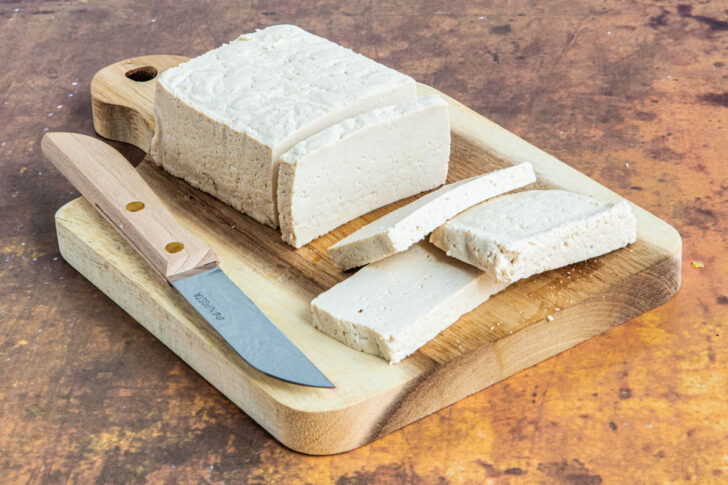 schnittfester Tofu
