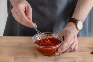 Marinade verrühren