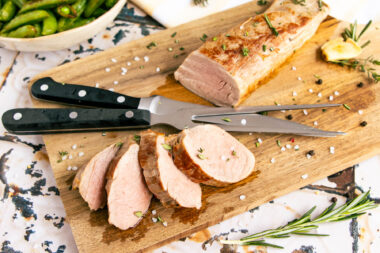 Schweinefilet sous-vide gegart