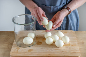 Eier anschlagen