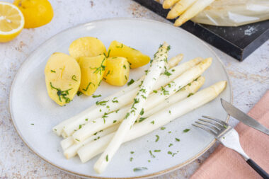 Spargel im Bratschlauch garen