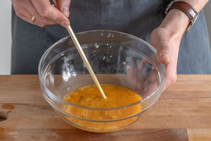Eier verquirlen