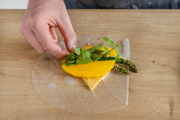 Sommerrolle befüllen