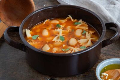 Vegetarische Weiße Bohnensuppe