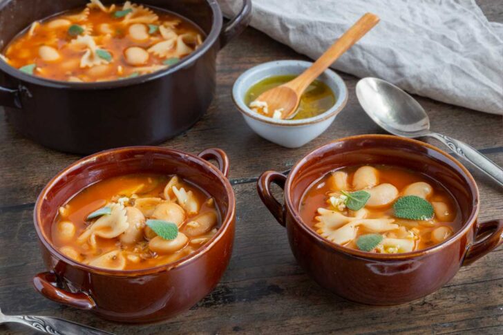 Weiße Bohnensuppe aus Dosenbohnen