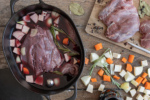Wildschweinbraten einlegen