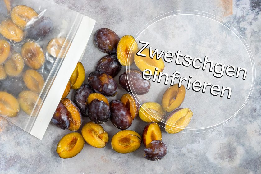 Zwetschgen einfrieren
