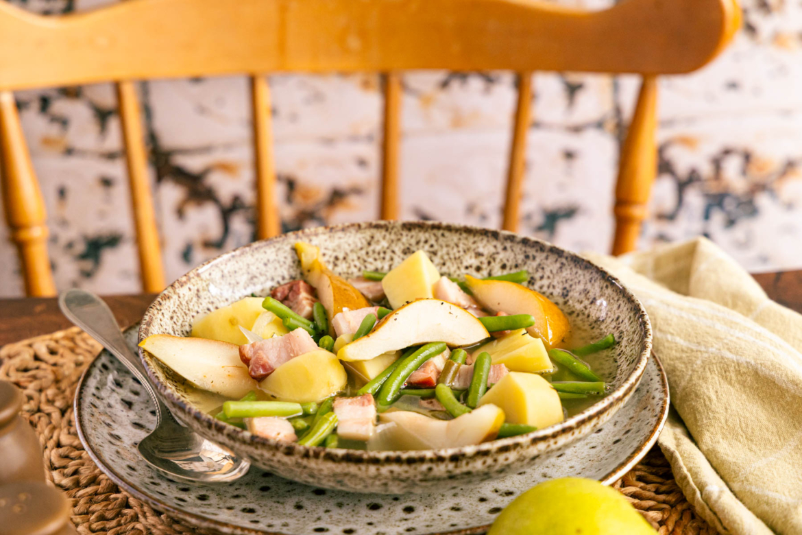 Birnen, Bohnen und Speck